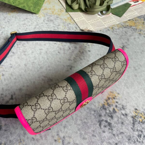GUCCI OPHIDIA GG BELT BAG PINK 752597 FADIC 9759 - Image 4