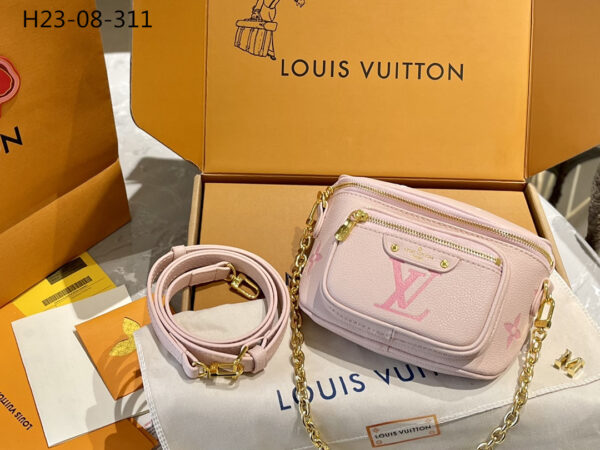 LOUIS VUITTON MINI BUMBAG PINK 18CM M82347 - Image 2