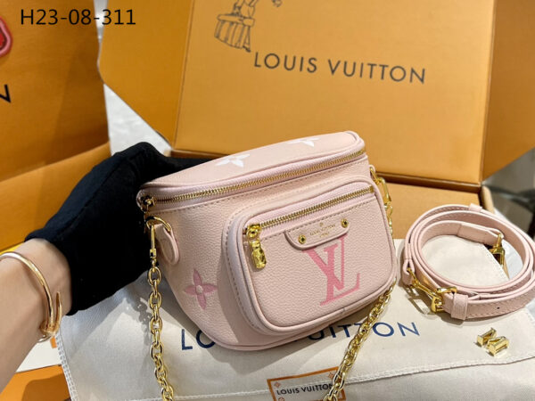 LOUIS VUITTON MINI BUMBAG PINK 18CM M82347 - Image 3