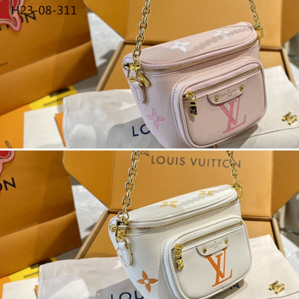 LOUIS VUITTON MINI BUMBAG PINK 18CM M82347 - Image 9