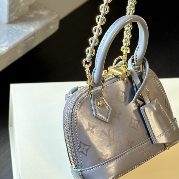 LOUIS VUITTON ALMA BB GRIS TRIANON 18CM M12561 - Image 3