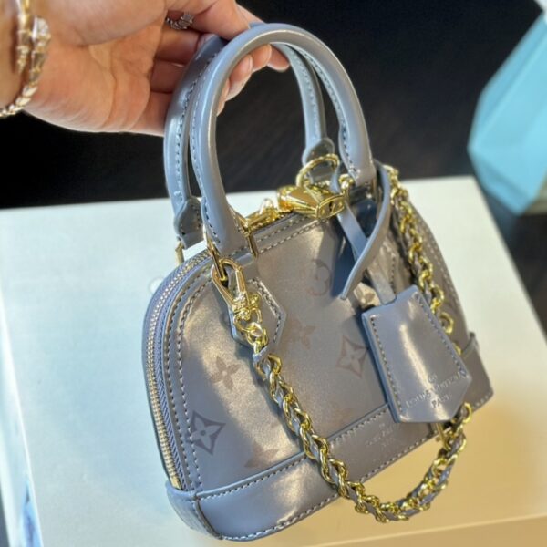 LOUIS VUITTON ALMA BB GRIS TRIANON 18CM M12561 - Image 4