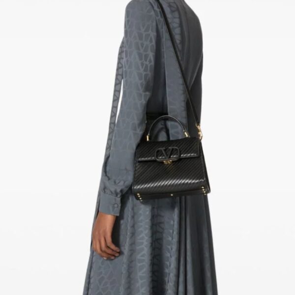 VALENTINO GARAVANI SMALL VSLING HANDBAG BLACK 20CM WB0F53PFX - Image 4