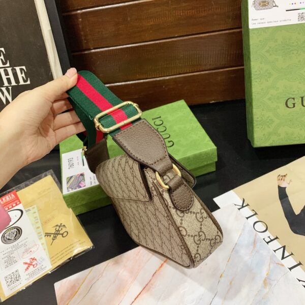 GUCCI OPHIDIA MINI BAG BROWN 22CM - Image 4