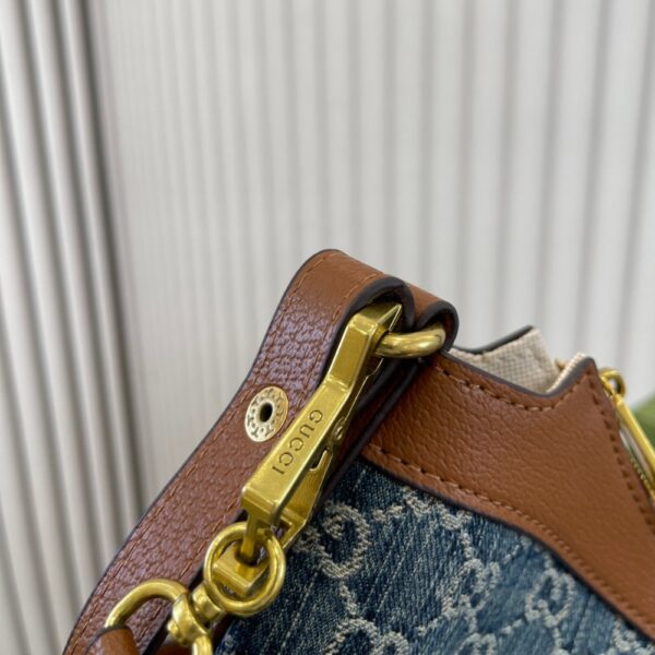 GUCCI OPHIDIA SMALL SHOULDER BAG BLUE 42CM - Image 5