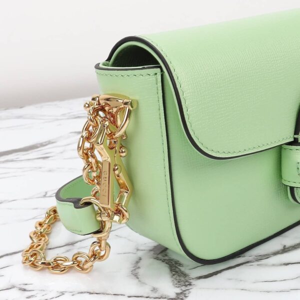 GUCCI HORSEBIT 1955 SMALL SHOULDER BAG LEATHER MINT GREEN 24CM 735178 AACPL 1941 - Image 4