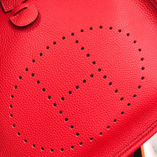 HERMES CLEMENCE EVELYNE PM 30CM RED - Image 5