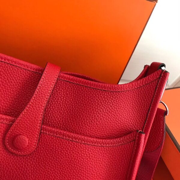 HERMES CLEMENCE EVELYNE PM 30CM RED - Image 3