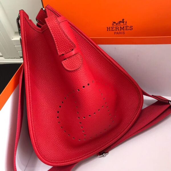 HERMES CLEMENCE EVELYNE PM 30CM RED - Image 2