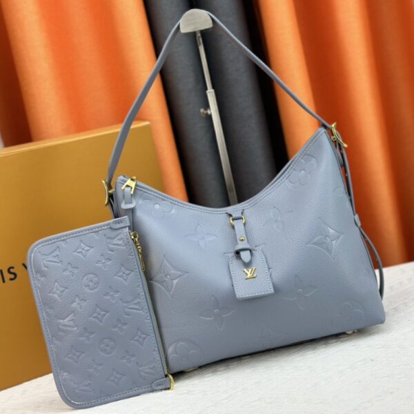 LOUIS VUITTON CARRYALL PM PALE BLUE 29CM - Image 2