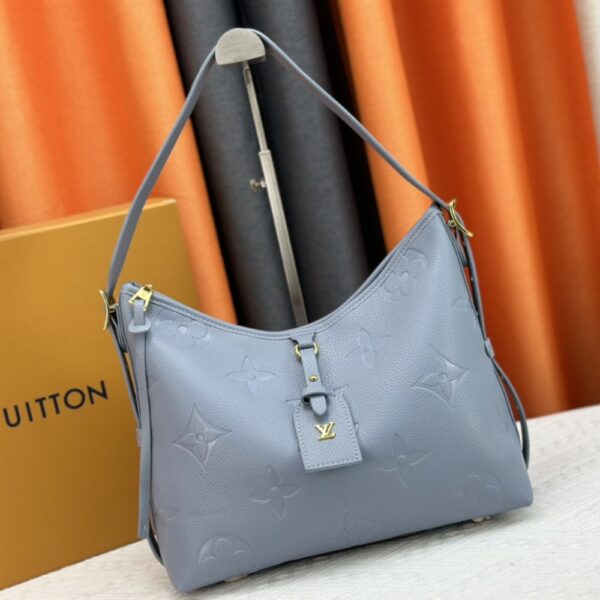 LOUIS VUITTON CARRYALL PM PALE BLUE 29CM - Image 3