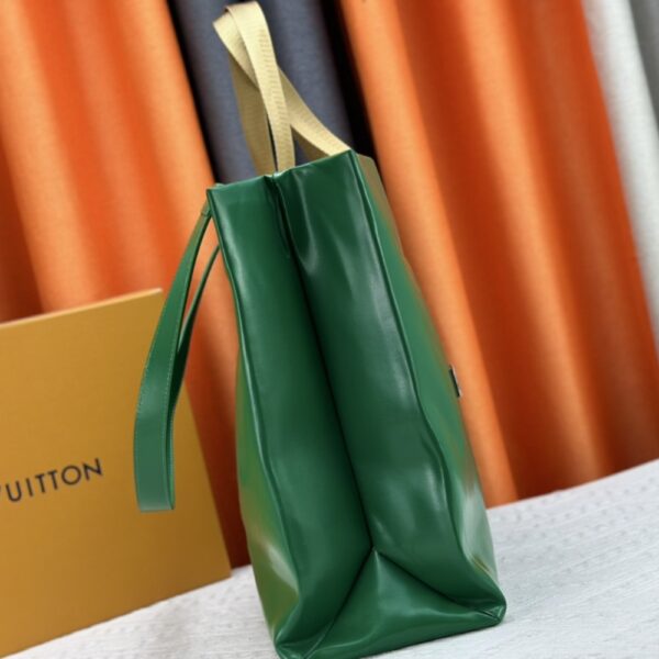 LOUIS VUITTON SHOPPER TOTE MM GREEN 40CM - Image 3