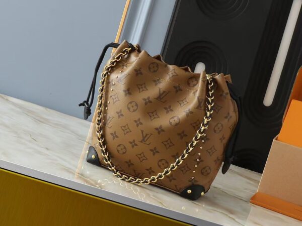 LOUIS VUITTON NÉONOÉ BUCKET BAG MONOGRAM BROWN 20CM - Image 2