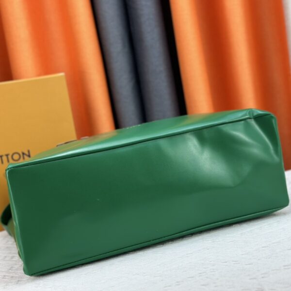 LOUIS VUITTON SHOPPER TOTE MM GREEN 40CM - Image 5