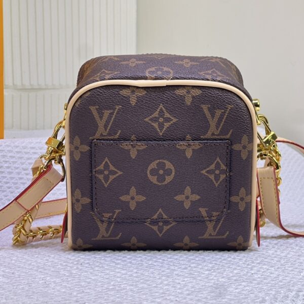 LOUIS VUITTON JUST IN CASE MONOGRAM CANVAS LEATHER BROWN 13CM M47096 - Image 5