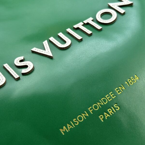 LOUIS VUITTON SHOPPER TOTE MM GREEN 40CM - Image 6
