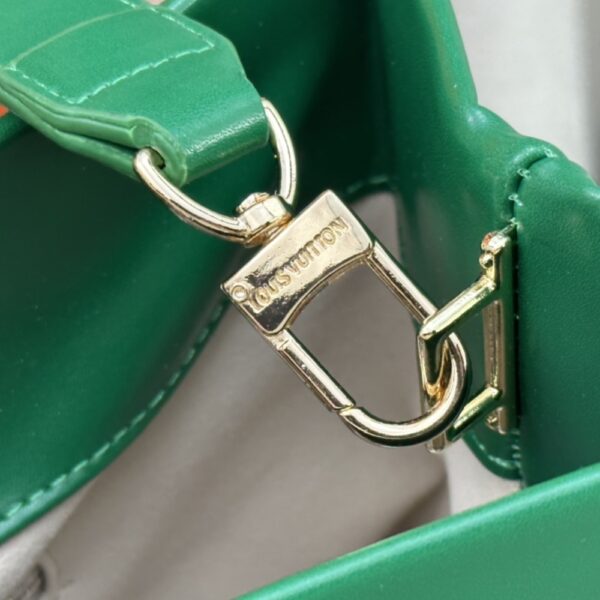 LOUIS VUITTON SHOPPER TOTE MM GREEN 40CM - Image 7