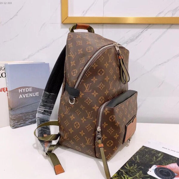 LOUIS VUITTON SAFARI DISCOVERY BACKPACK MONOGRAM BROWN 37CM - Image 4