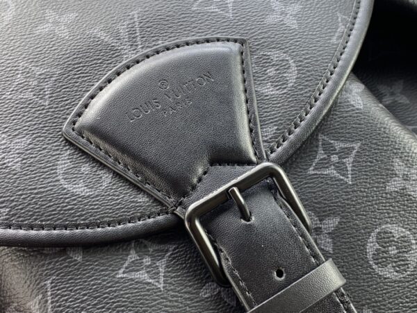 LOUIS VUITTON MONTSOURIS BACKPACK BLACK 40CM M46683 - Image 2