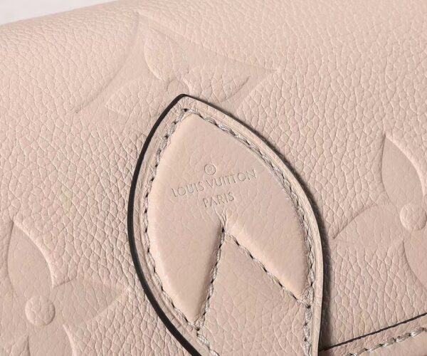 LOUIS VUITTON DIANE MONOGRAM EMPREINTE LEATHER CRÈME BEIGE 18CM M46388 - Image 4