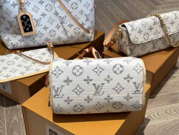 LOUIS VUITTON SPEEDY BANDOULIÈRE 20 MULTICOLOR BEIGE 20CM M24709 - Image 7