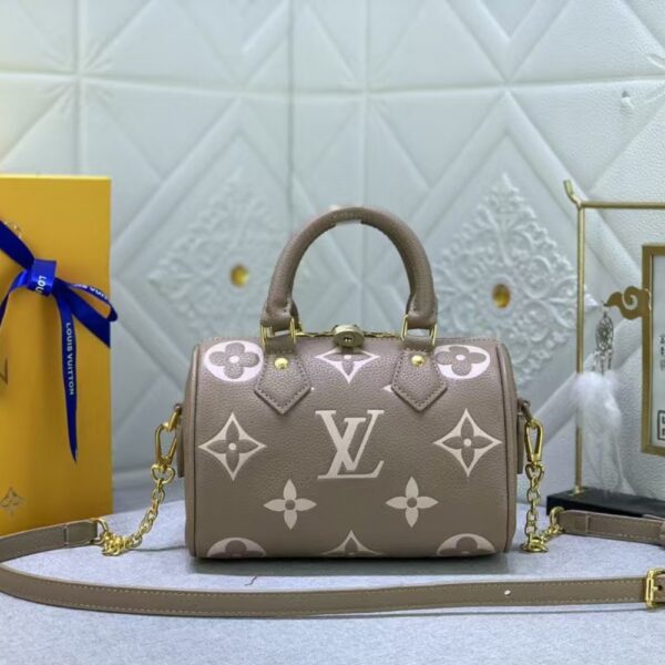 LOUIS VUITTON SPEEDY BANDOULIÈRE 20 TOURTERELLE GRAY 20CM M46575 - Image 2