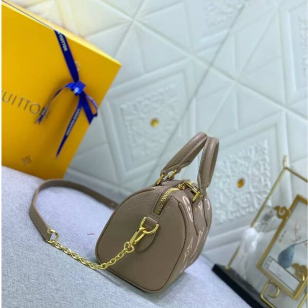 LOUIS VUITTON SPEEDY BANDOULIÈRE 20 TOURTERELLE GRAY 20CM M46575 - Image 4