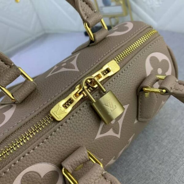LOUIS VUITTON SPEEDY BANDOULIÈRE 20 TOURTERELLE GRAY 20CM M46575 - Image 6