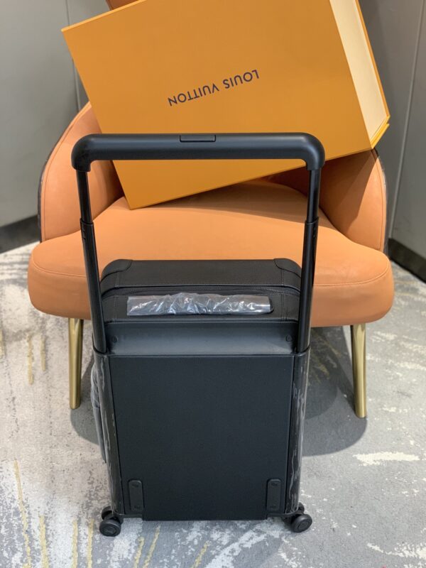 LOUIS VUITTON HORIZON 55 SUITCASE GRAINED LEATHER BLACK 55CM M10240 - Image 4
