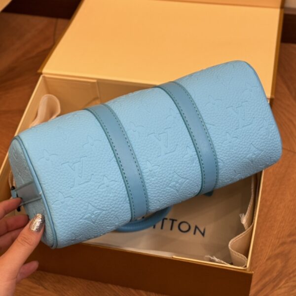 LOUIS VUITTON KEEPALL BANDOULIÈRE 25 TURQUOISE 25CM M11996 - Image 4