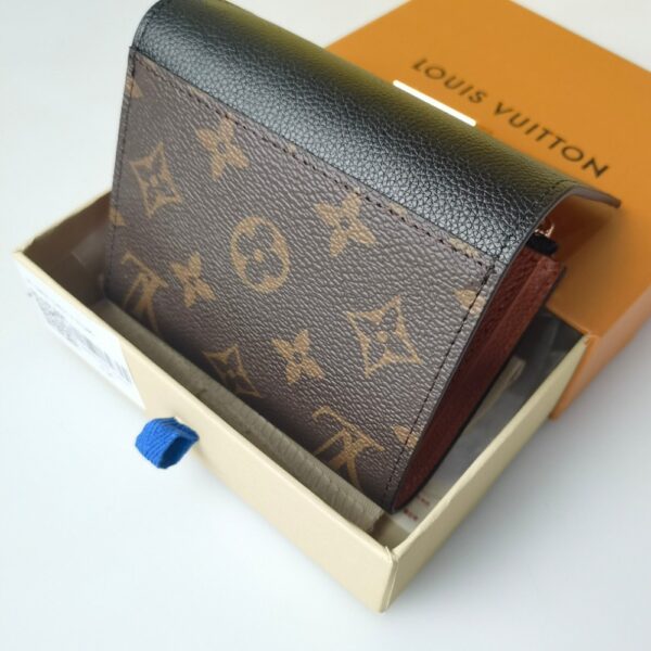 LOUIS VUITTON VICTORINE ON MY SIDE WALLET MONOGRAM BLACK 12CM M82640 - Image 5