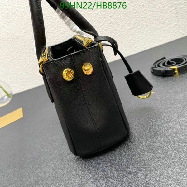PRADA GALLERIA SAFFIANO LEATHER MINI BAG BLACK 20CM 1BA906NZVF0002VEOM - Image 8