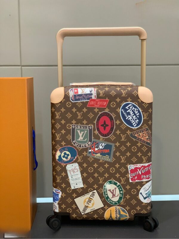 LOUIS VUITTON HORIZON 55 SUITCASE MONOGRAM COATED CANVAS STICKER PRINTS 55CM M24959 - Image 2