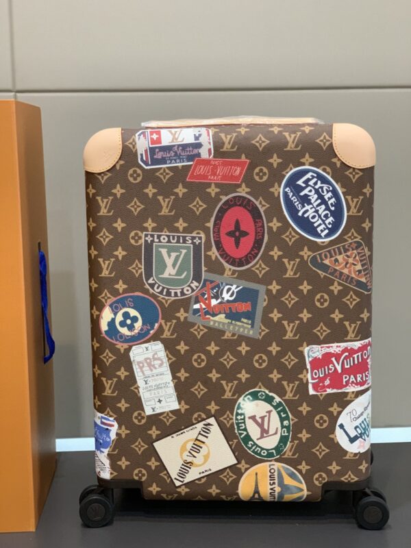LOUIS VUITTON HORIZON 55 SUITCASE MONOGRAM COATED CANVAS STICKER PRINTS 55CM M24959 - Image 6