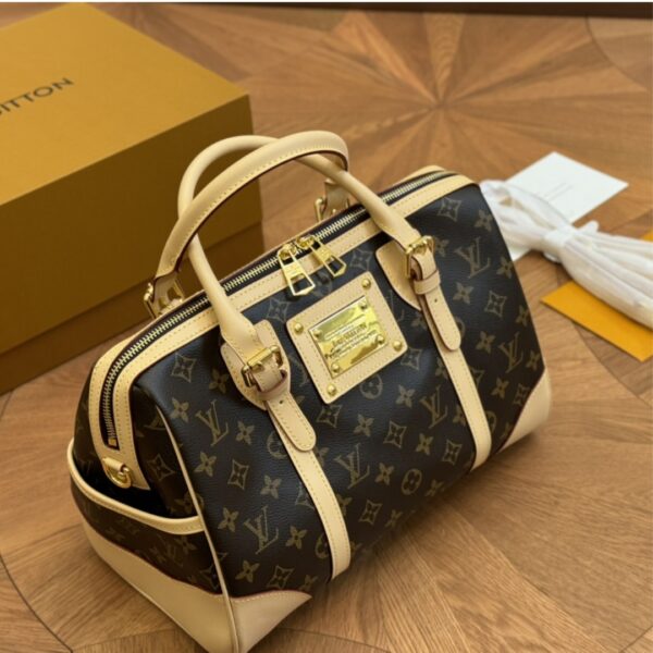 LOUIS VUITTON BERKELEY MONOGRAM CANVAS BROWN 32CM - Image 2