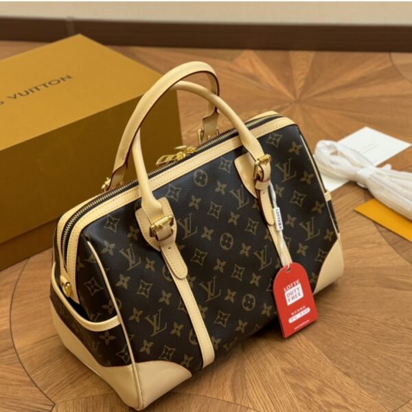 LOUIS VUITTON BERKELEY MONOGRAM CANVAS BROWN 32CM - Image 5