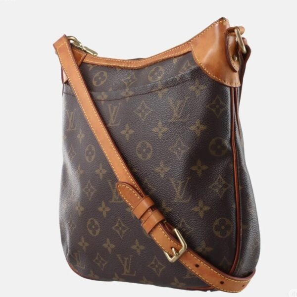 LOUIS VUITTON  MONOGRAM CANVAS ODEON PM BAG BROWN 29CM - Image 3