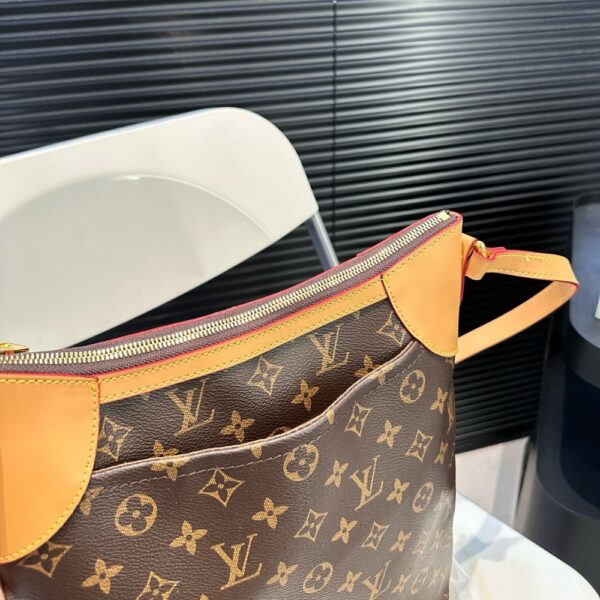 LOUIS VUITTON  MONOGRAM CANVAS ODEON PM BAG BROWN 29CM - Image 7
