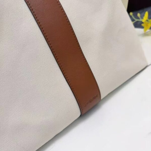 SAINT LAURENT Y TOTE IN LEATHER BAG WHITE - Image 8