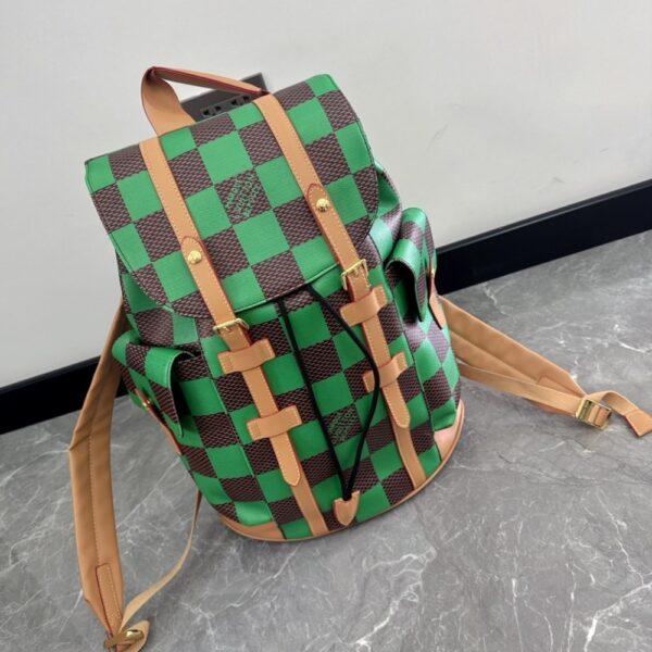 LOUIS VUITTON RUNWAY CHRISTOPHER BACKPACK GREEN 46CM N40564 - Image 2