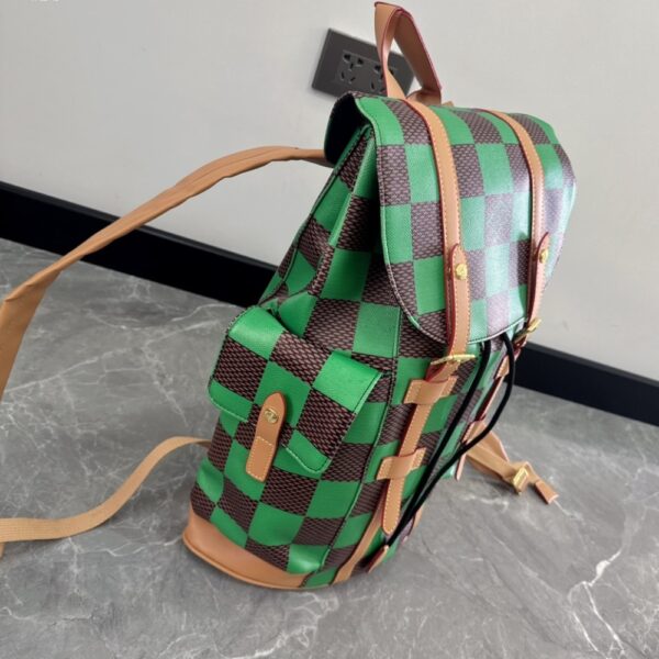LOUIS VUITTON RUNWAY CHRISTOPHER BACKPACK GREEN 46CM N40564 - Image 3