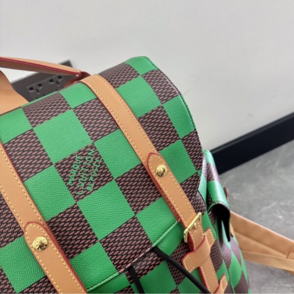 LOUIS VUITTON RUNWAY CHRISTOPHER BACKPACK GREEN 46CM N40564 - Image 4