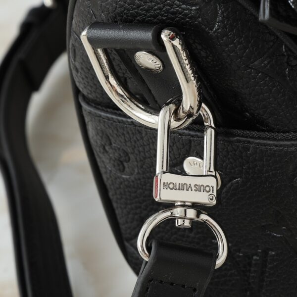 LOUIS VUITTON KEEPALL BANDOULIÈRE 25 BAG BLACK 25CM - Image 6