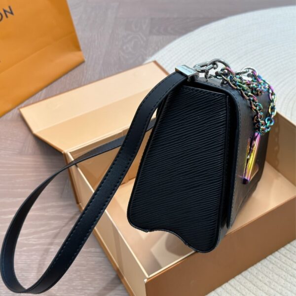 LOUIS VUITTON TWIST CROSSBODY BAGS BLACK RAINBOW 23CM - Image 5