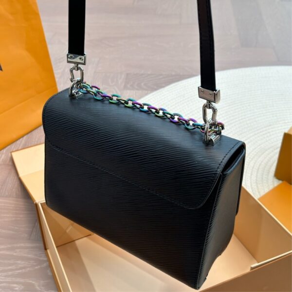 LOUIS VUITTON TWIST CROSSBODY BAGS BLACK RAINBOW 23CM - Image 6