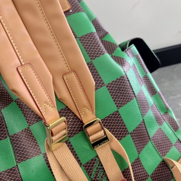 LOUIS VUITTON RUNWAY CHRISTOPHER BACKPACK GREEN 46CM N40564 - Image 9
