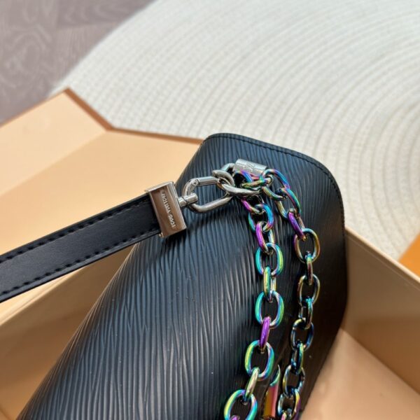 LOUIS VUITTON TWIST CROSSBODY BAGS BLACK RAINBOW 23CM - Image 8