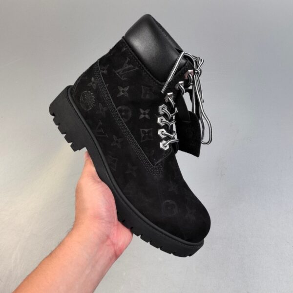 LOUIS VUITTON LV X TIMBERLAND BOOTS BLACK 1AD73B - Image 9