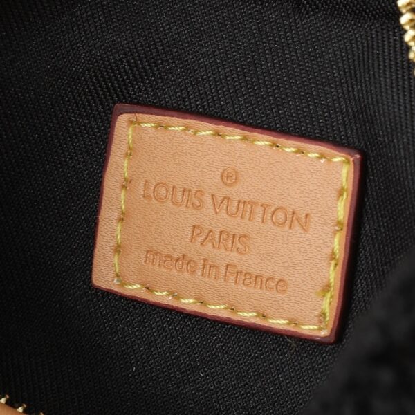 LOUIS VUITTON HILLS POCHETTE SHEARLING BLACK 18CM M11920 - Image 4