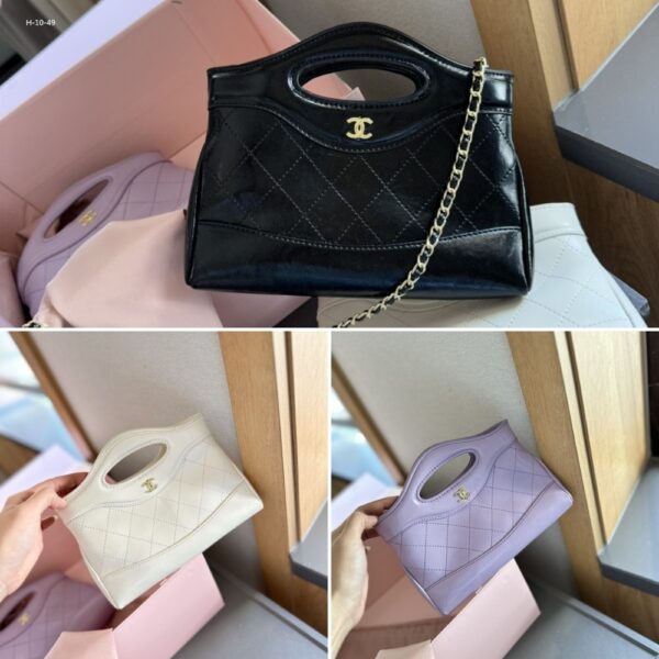 CHANEL 31 MINI SHOPPING BAG PURPLE 20CM - Image 3